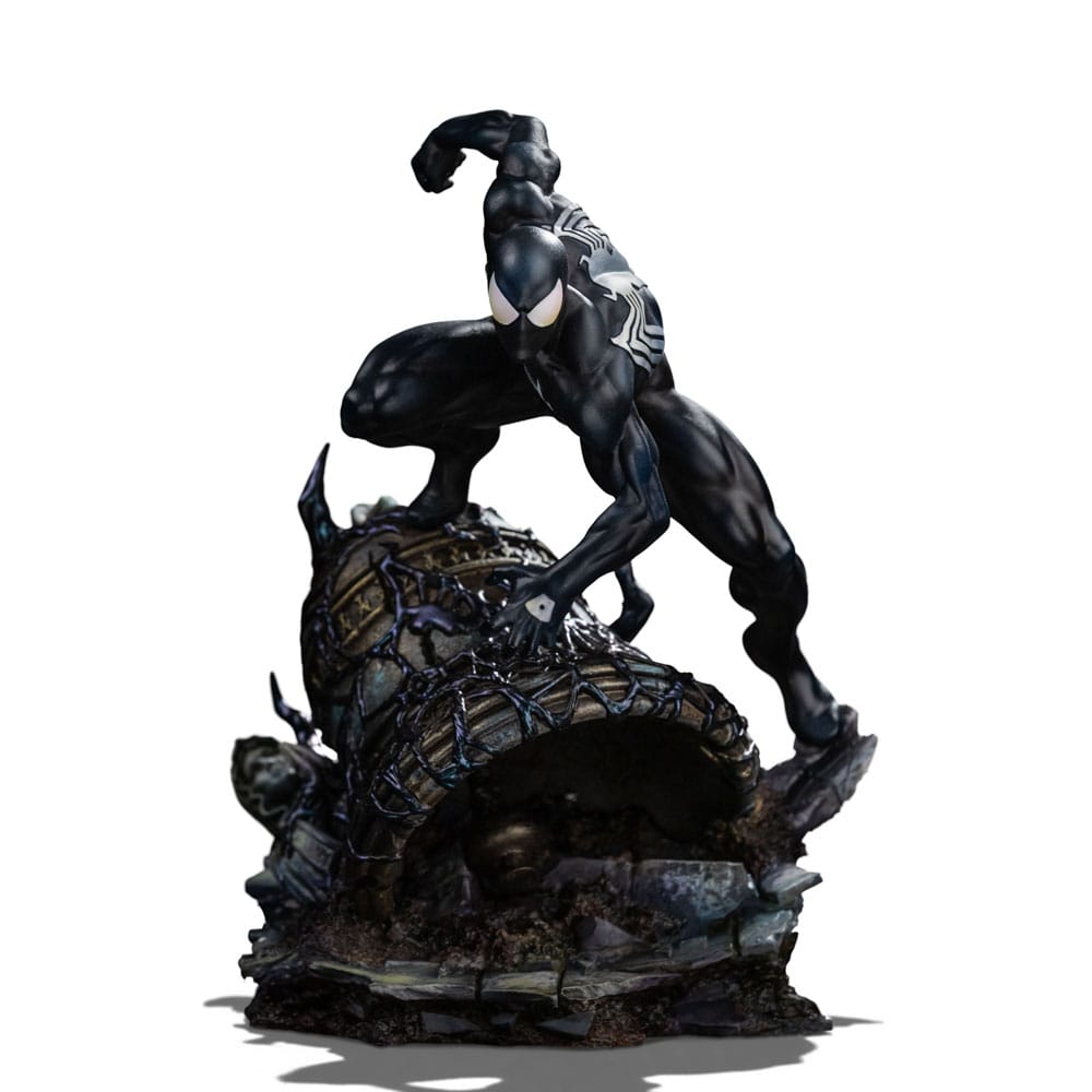 Iron Studios Marvel BDS Art Scale Spider-Man Black Costume 1/10 Statue