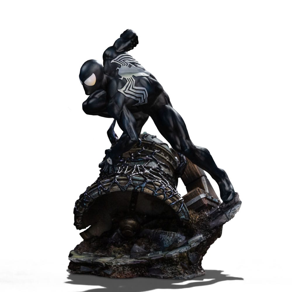 Iron Studios Marvel BDS Art Scale Spider-Man Black Costume 1/10 Statue