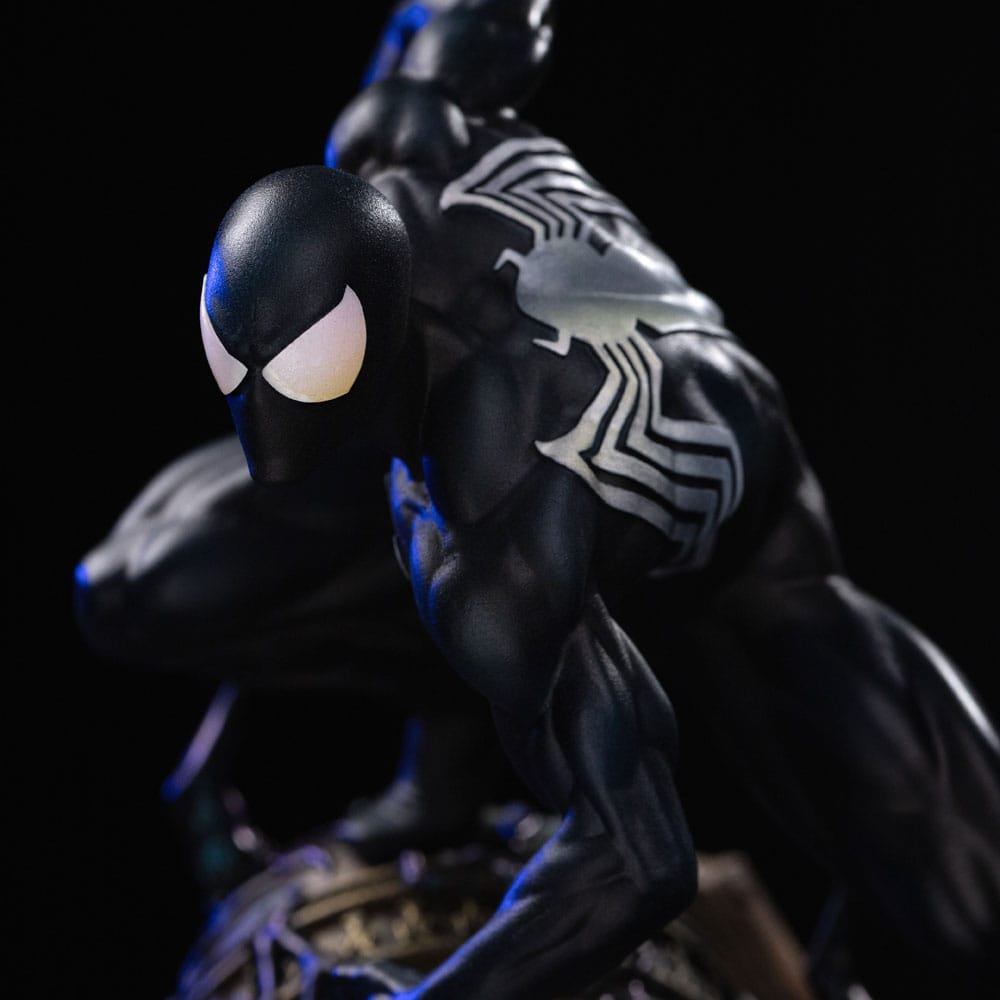 Iron Studios Marvel BDS Art Scale Spider-Man Black Costume 1/10 Statue
