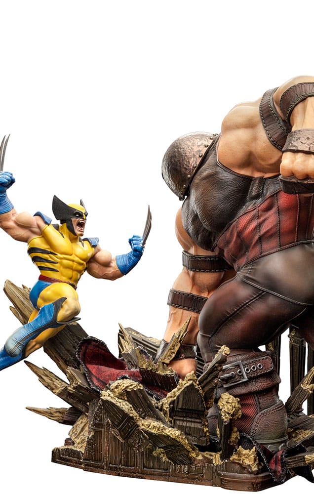 Iron Studios Marvel BDS Art Scale Wolverine Vs Juggernaut Heo EU Exclusive 1/10 Statue