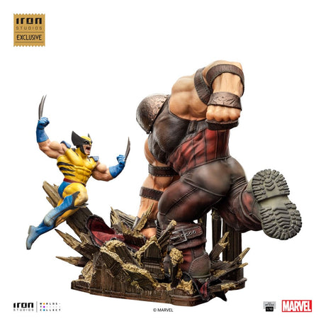 Iron Studios Marvel BDS Art Scale Wolverine Vs Juggernaut Heo EU Exclusive 1/10 Statue