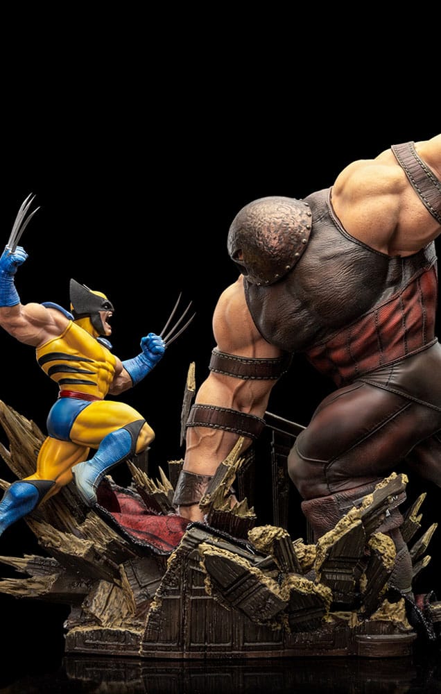 Iron Studios Marvel BDS Art Scale Wolverine Vs Juggernaut Heo EU Exclusive 1/10 Statue