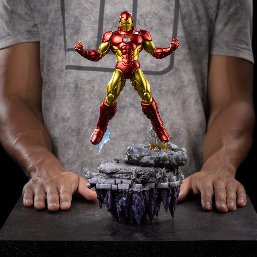 Iron Studios Marvel Comics BDS Art Scale Iron Man Deluxe 1/10 Statue