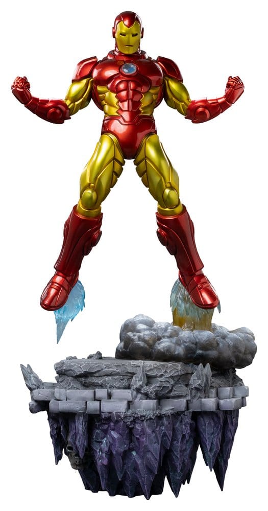 Iron Studios Marvel Comics BDS Art Scale Iron Man Deluxe 1/10 Statue