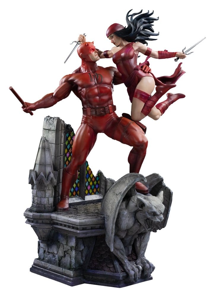 Iron Studios Marvel Comics Daredevil & Elektra 1/6 Diorama