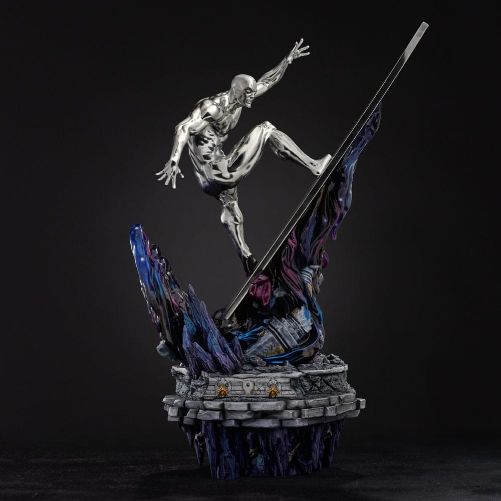 Iron Studios Marvel Comics Infinity Gauntlet Diorama Silver Surfer Deluxe 1/10 Statue