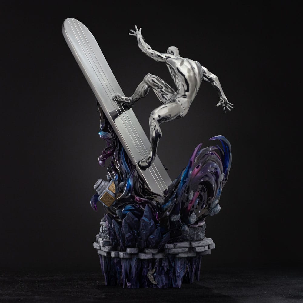 Iron Studios Marvel Comics Infinity Gauntlet Diorama Silver Surfer Deluxe 1/10 Statue