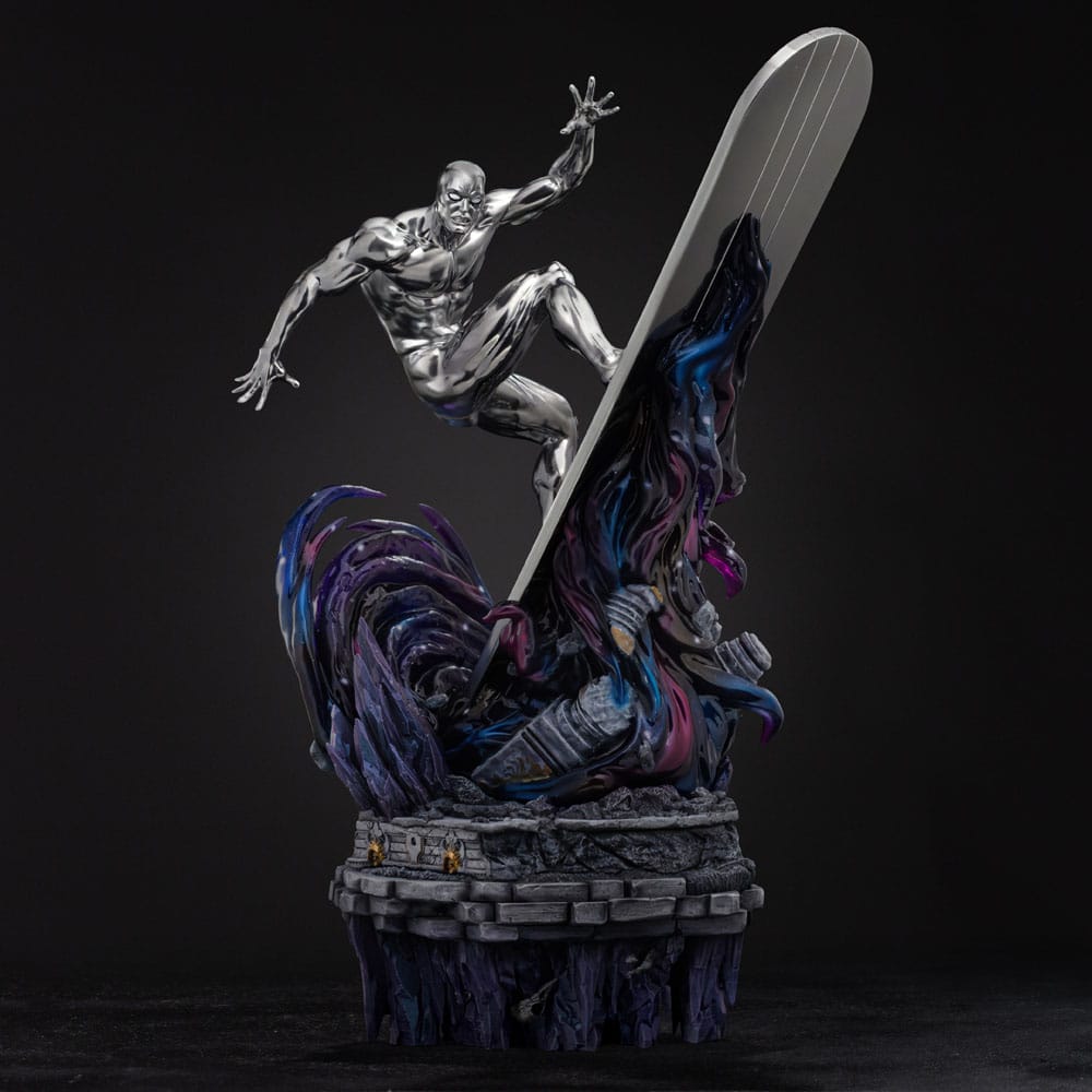 Iron Studios Marvel Comics Infinity Gauntlet Diorama Silver Surfer Deluxe 1/10 Statue