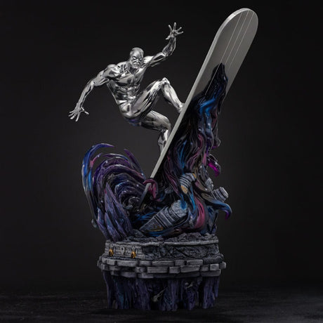 Iron Studios Marvel Comics Infinity Gauntlet Diorama Silver Surfer Deluxe 1/10 Statue