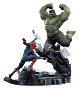 Iron Studios Marvel Comics Spider-Man vs Hulk Art Scale 1/10 Statue