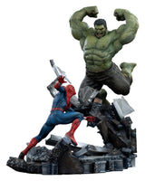 Iron Studios Marvel Comics Spider-Man vs Hulk Art Scale 1/10 Statue