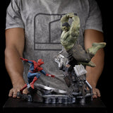 Iron Studios Marvel Comics Spider-Man vs Hulk Art Scale 1/10 Statue