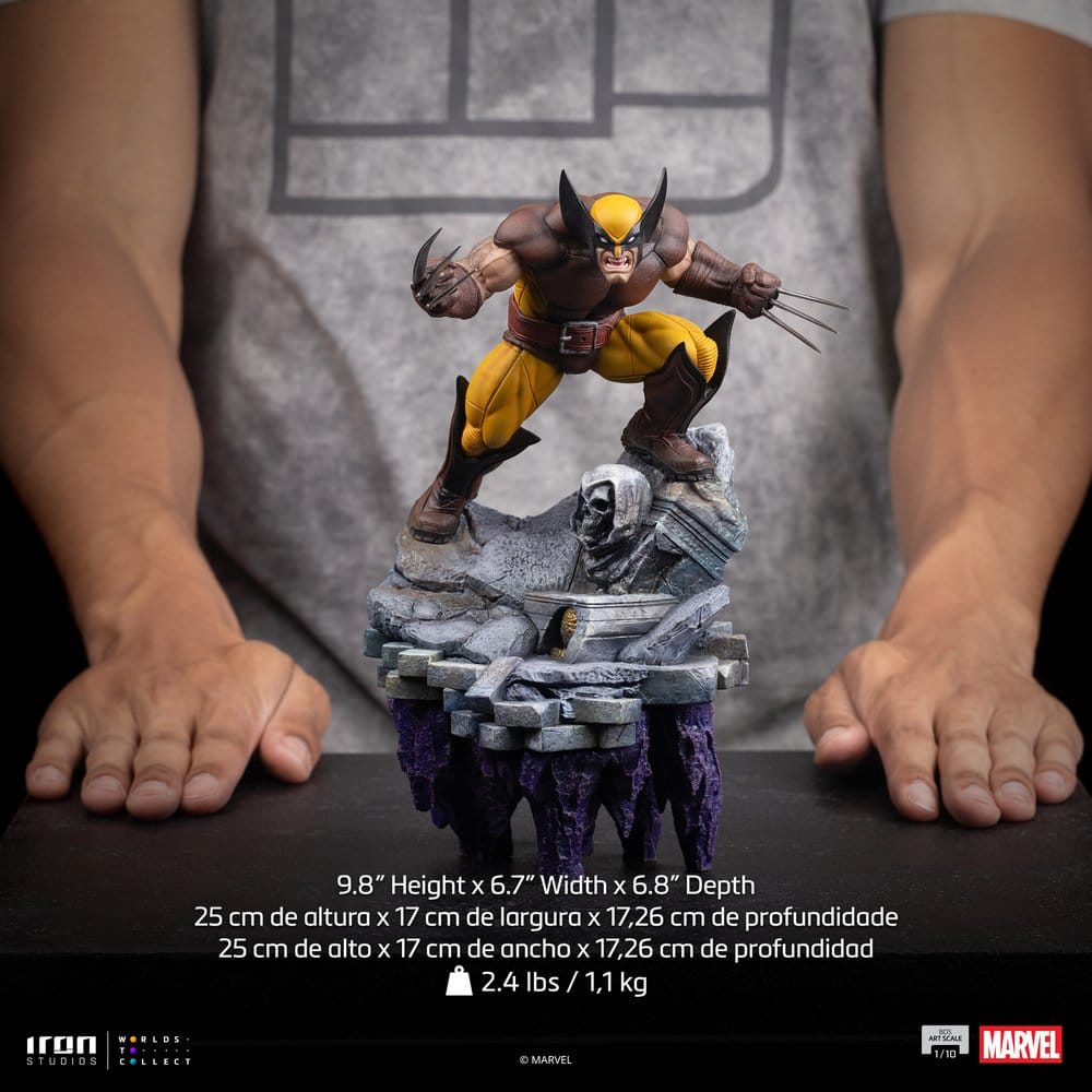 Iron Studios Marvel Comics Wolverine Infinity Gauntlet BDS Art Scale Diorama 1/10 Statue