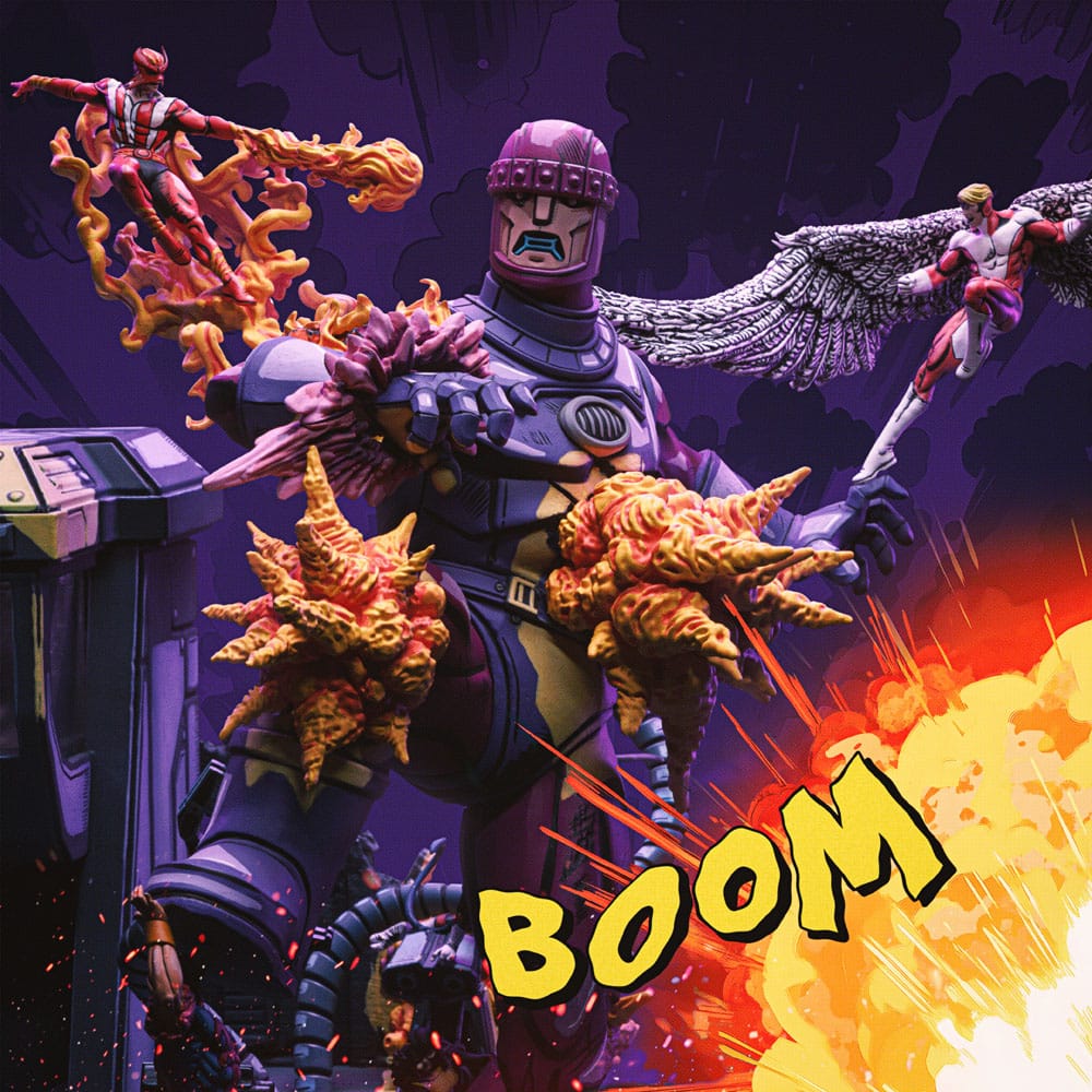 Iron Studios Marvel Demi Art Scale X-Men Danger Room Diorama B Comic Version 1/20 Statue