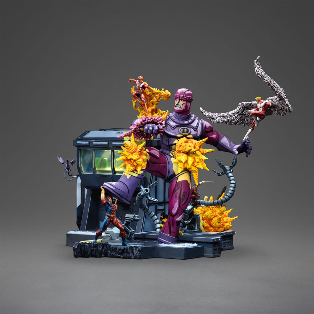 Iron Studios Marvel Demi Art Scale X-Men Danger Room Diorama B Comic Version 1/20 Statue