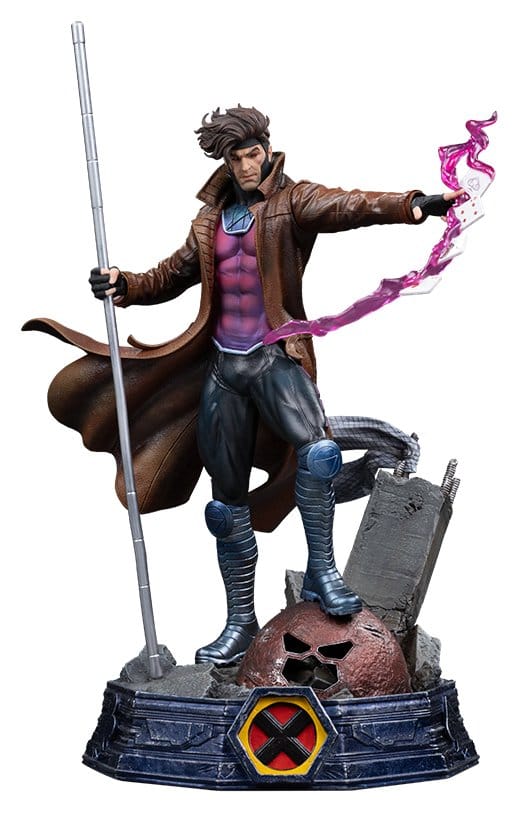 Iron Studios Marvel Gambit Gambit Unleashed Art Scale 1/10 Statue