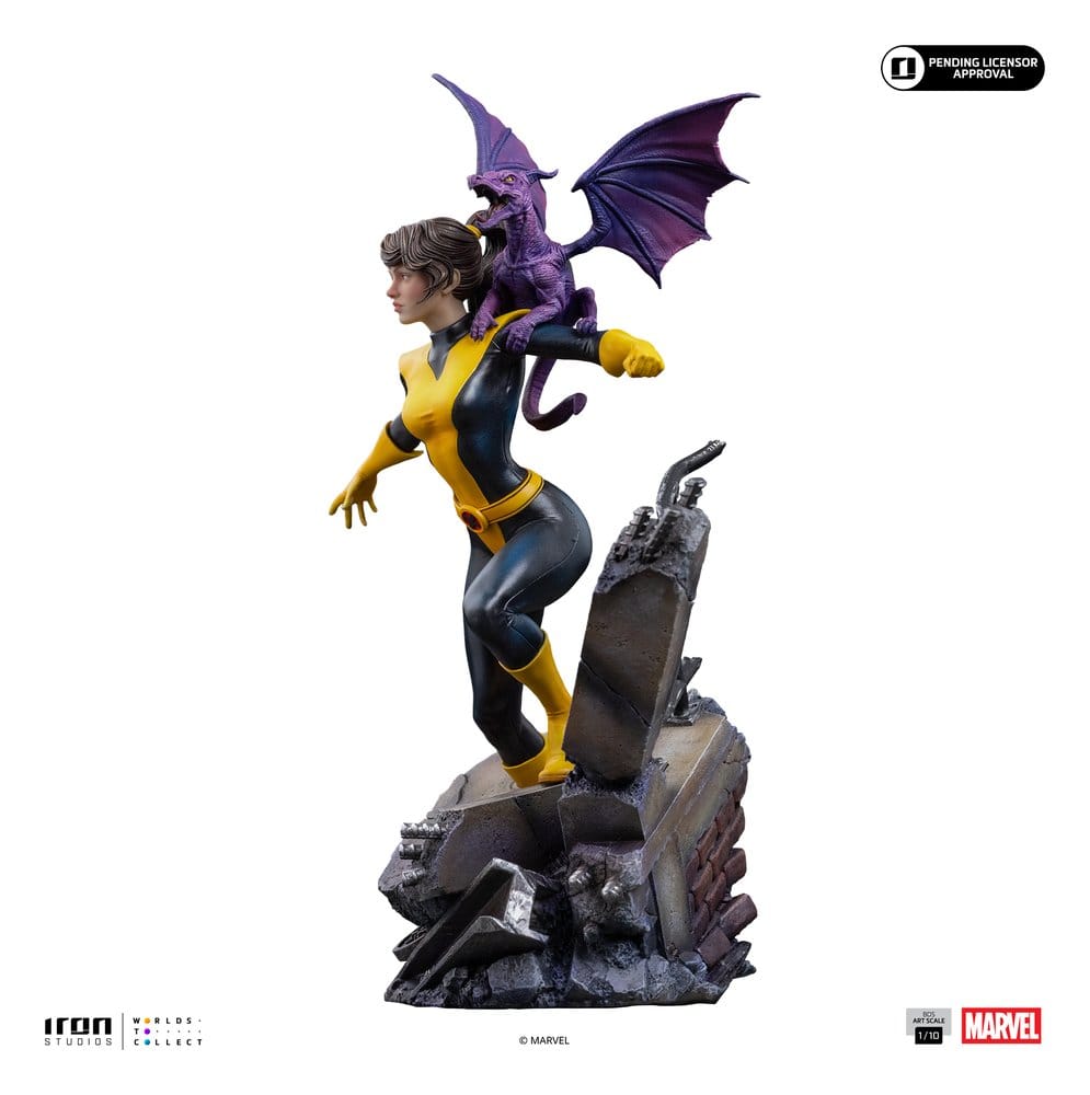 Iron Studios Marvel X-Men Comics Kitty Pride & Lockheed Kitty Pride & Lockheed BDS Art Scale 1/10 Statue