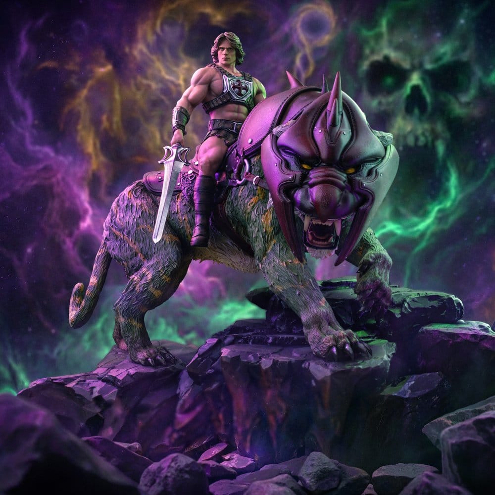 Iron Studios Masters of the Universe He-Man and Battle Cat 1/10 Art Scale Statue