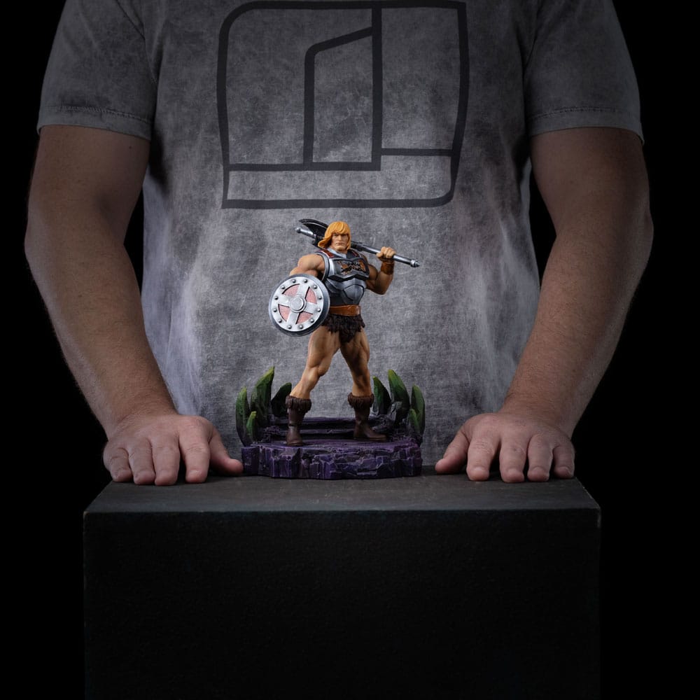 Iron Studios Masters of the Universe He-Man Battle Armor Version heo Exclusive 1/10 Art Scale Statue