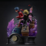 Iron Studios Miraculous Deluxe Art Scale Lady Bug And Cat Noir Signed Edition 1/10 Statue