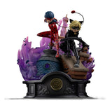 Iron Studios Miraculous Deluxe Art Scale Lady Bug And Cat Noir Signed Edition 1/10 Statue