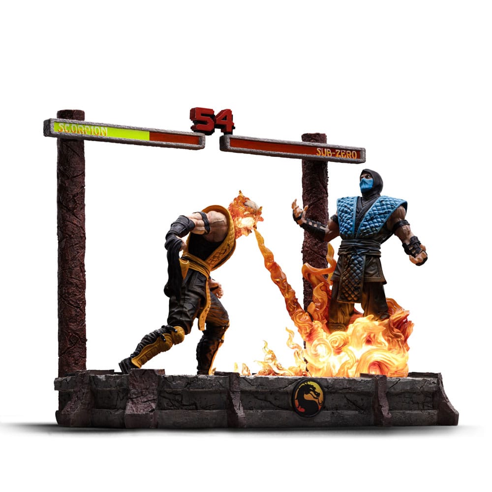 Iron Studios Mortal Kombat Scorpion Fatality Deluxe Art Scale 1/10 Statue