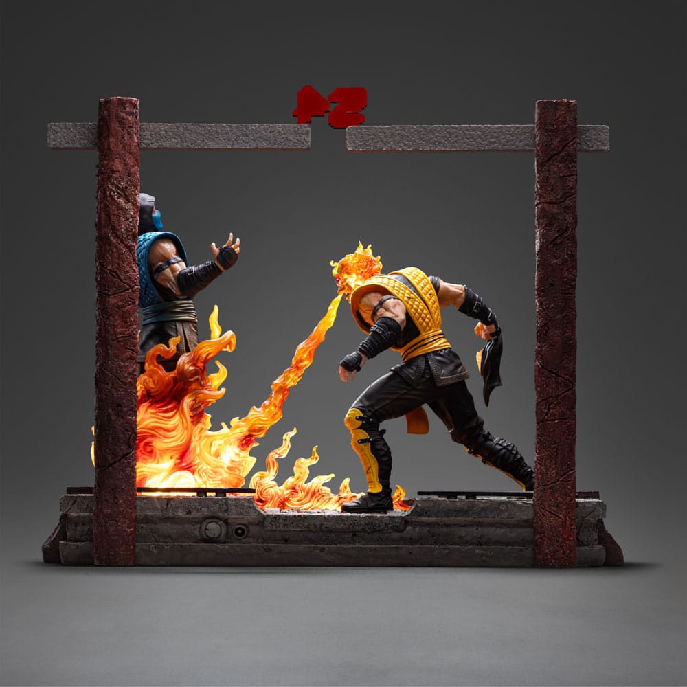 Iron Studios Mortal Kombat Scorpion Fatality Deluxe Art Scale 1/10 Statue