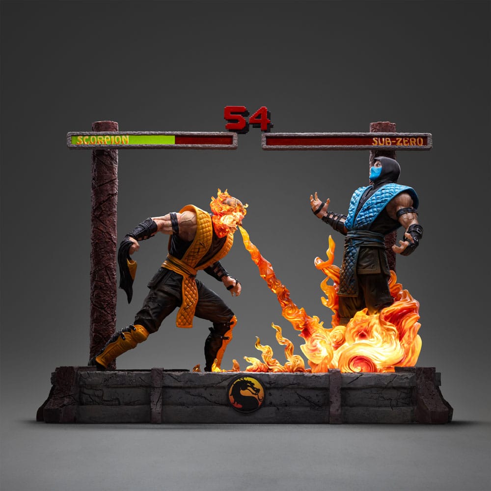Iron Studios Mortal Kombat Scorpion Fatality Deluxe Art Scale 1/10 Statue