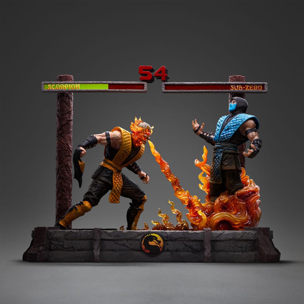 Iron Studios Mortal Kombat Scorpion Fatality Deluxe Art Scale 1/10 Statue