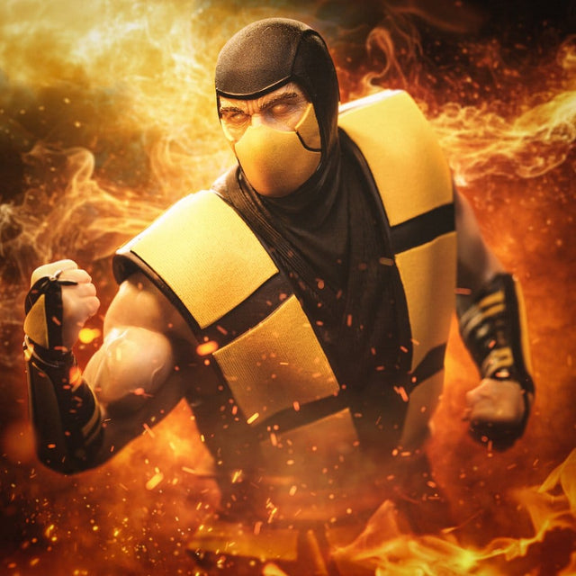 Iron Studios Mortal Kombat Scorpion (Variant) Art Scale Heo Exclusive 1/10 Statue