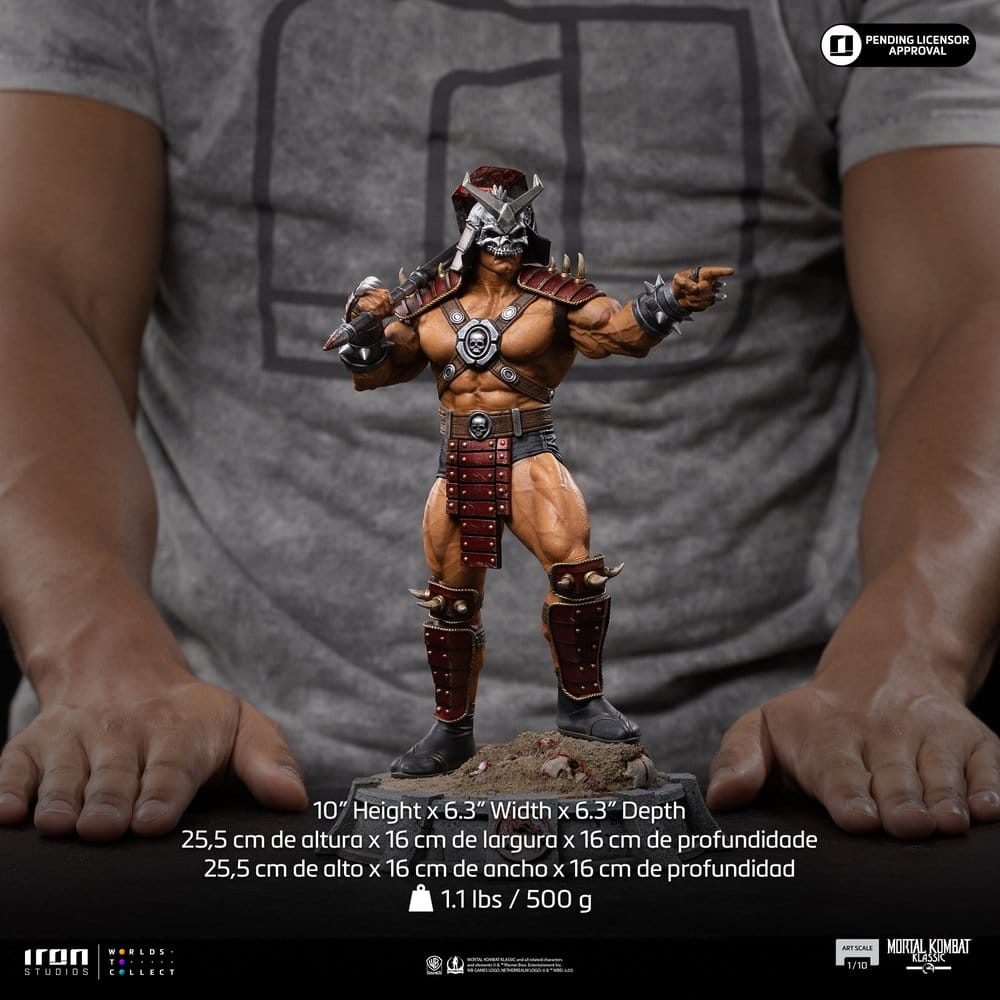 Iron Studios Mortal Kombat Shao Khan 1/10 Art Scale Statue