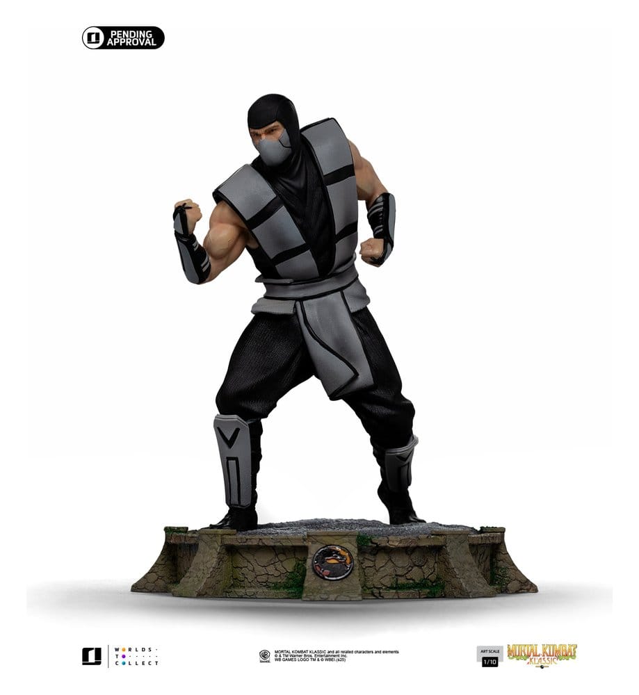 Iron Studios Mortal Kombat Smoke heo Exclusive 1/10 Art Scale Statue