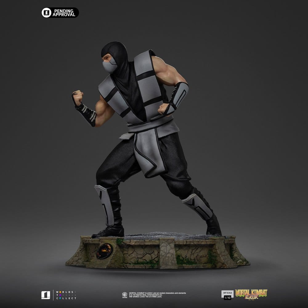 Iron Studios Mortal Kombat Smoke heo Exclusive 1/10 Art Scale Statue