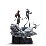 Iron Studios Nightmare Before Christmas Deluxe Art Scale Jack and Sally 1/10 Statue