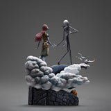 Iron Studios Nightmare Before Christmas Deluxe Art Scale Jack and Sally 1/10 Statue