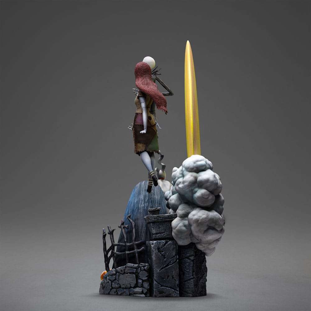 Iron Studios Nightmare Before Christmas Deluxe Art Scale Jack and Sally 1/10 Statue