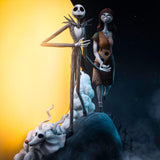 Iron Studios Nightmare Before Christmas Deluxe Art Scale Jack and Sally 1/10 Statue