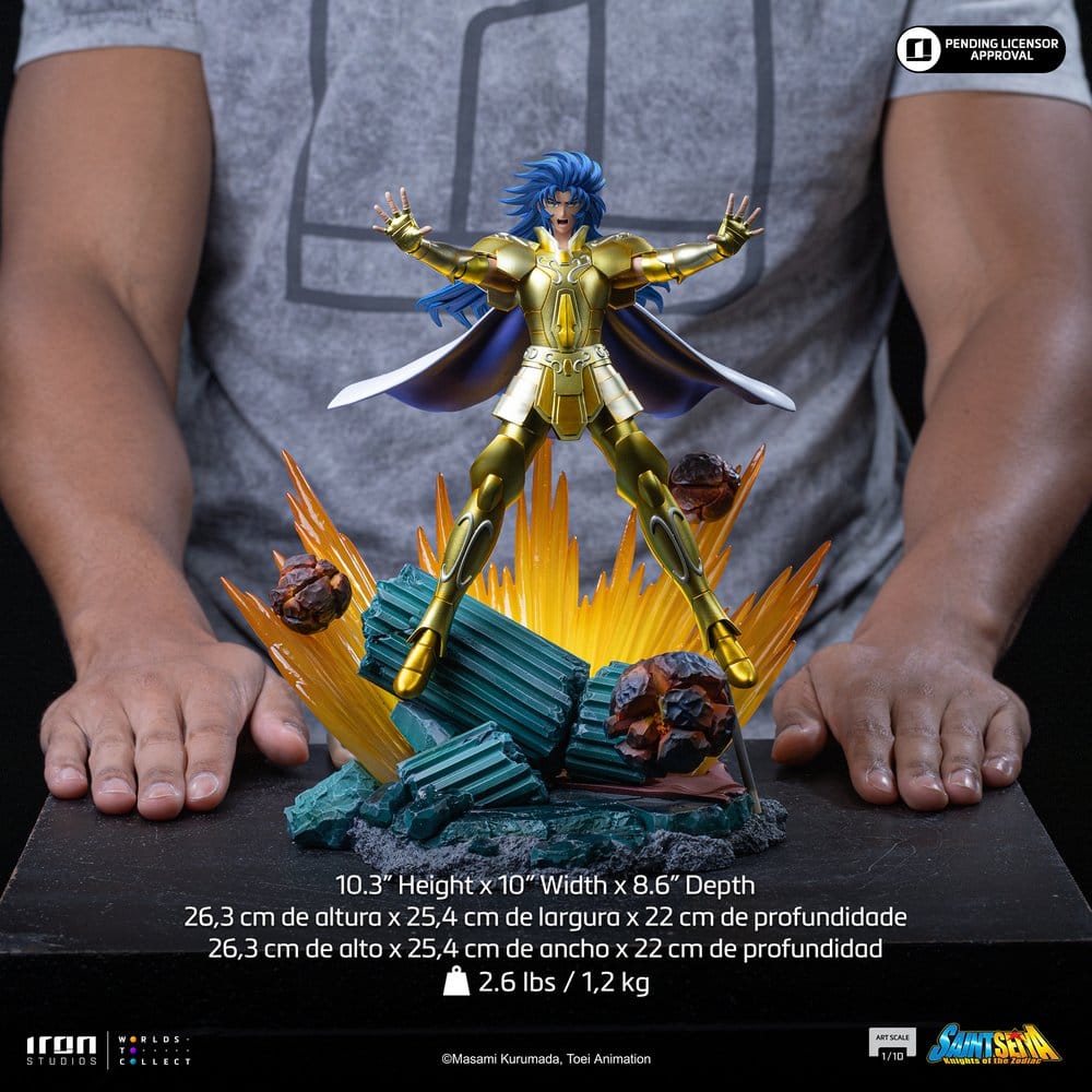 Iron Studios Saint Seiya Art Scale Statue 1/10 Gemini Saga 26 cm
