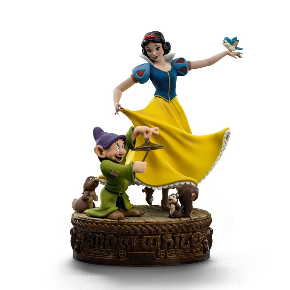 Iron Studios Schneewittchen Und Die Sieben Zwerge Art Scale Snow White And Dopey 1/10 Statue