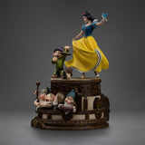 Iron Studios Schneewittchen und die sieben Zwerge Art Scale Snow White and Dopey Deluxe Edition 1/10 Statue