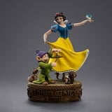 Iron Studios Schneewittchen Und Die Sieben Zwerge Art Scale Snow White And Dopey 1/10 Statue