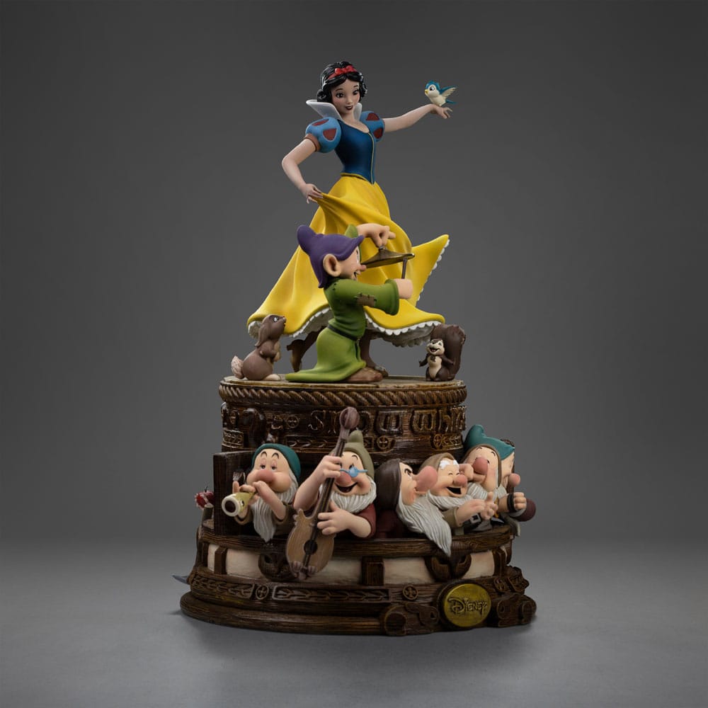 Iron Studios Schneewittchen und die sieben Zwerge Art Scale Snow White and Dopey Deluxe Edition 1/10 Statue