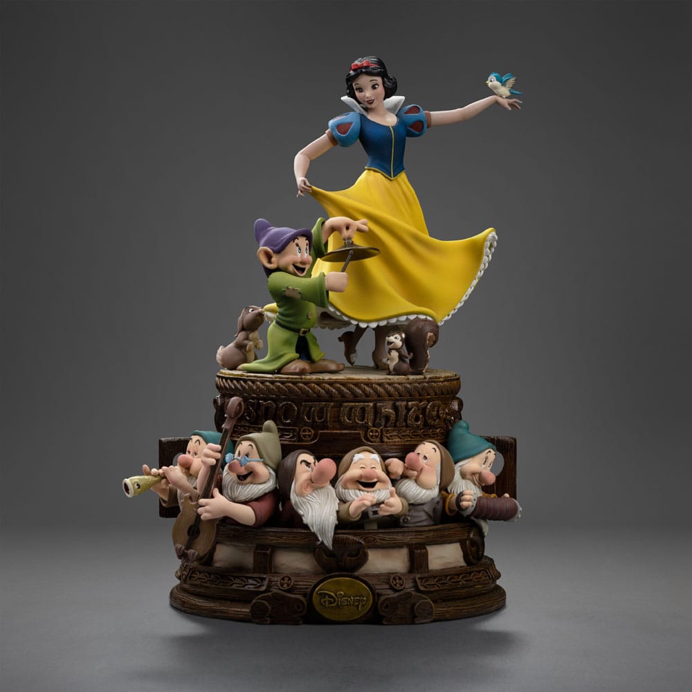 Iron Studios Schneewittchen und die sieben Zwerge Art Scale Snow White and Dopey Deluxe Edition 1/10 Statue