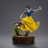 Iron Studios Schneewittchen Und Die Sieben Zwerge Art Scale Snow White And Dopey 1/10 Statue