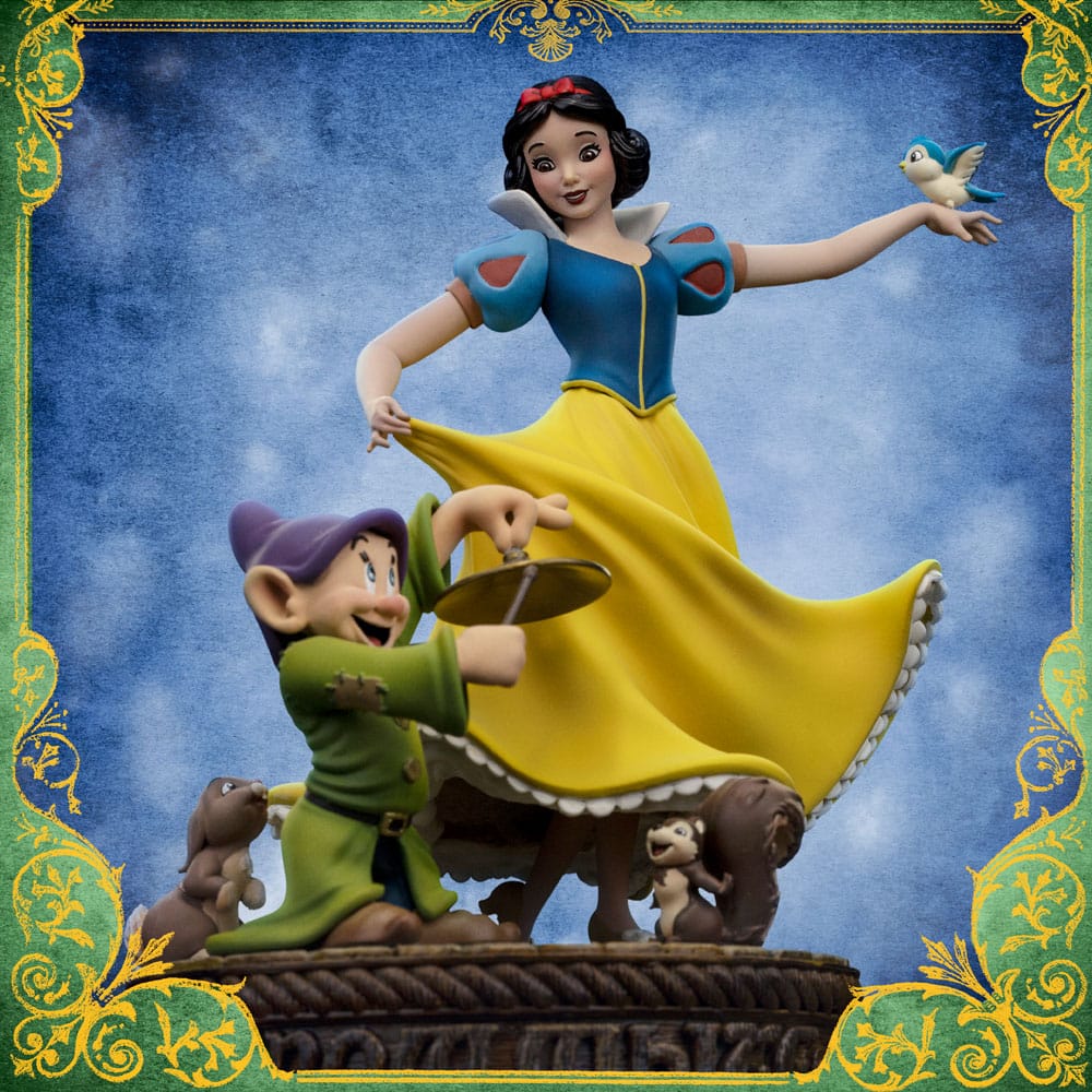 Iron Studios Schneewittchen und die sieben Zwerge Art Scale Snow White and Dopey Deluxe Edition 1/10 Statue
