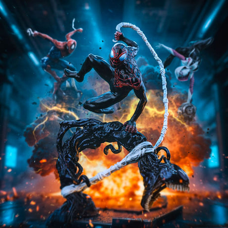 Iron Studios Spider-Man vs. Villains Miles Morales Diorama 1/10 Statue