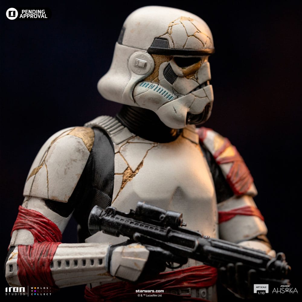 Iron Studios Star Wars Ahsoka Night Trooper 1/10 Art Scale Statue 21 cm
