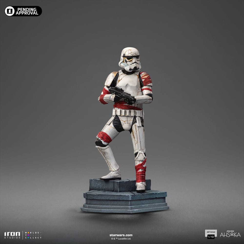 Iron Studios Star Wars Ahsoka Night Trooper 1/10 Art Scale Statue 21 cm