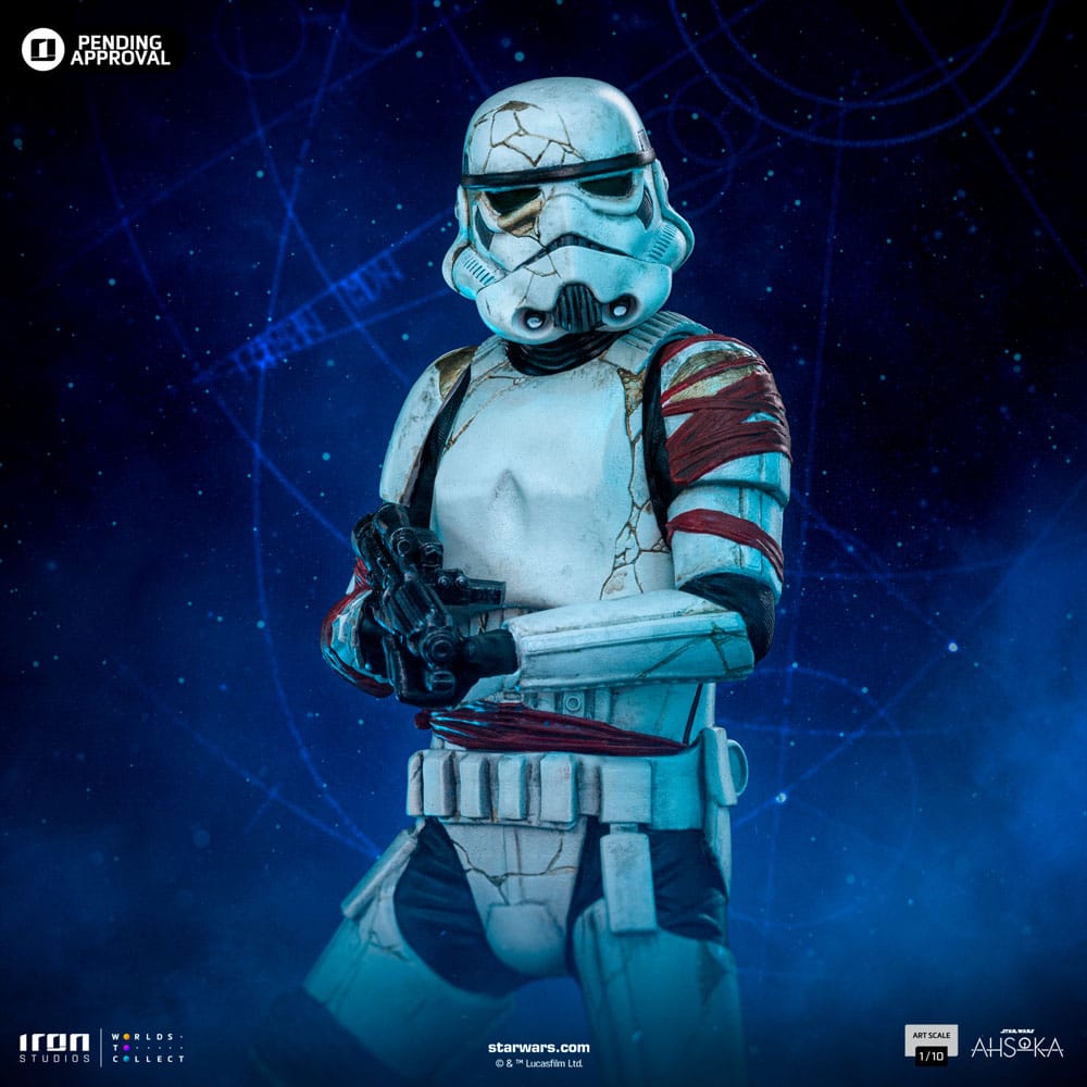 Iron Studios Star Wars Ahsoka Night Trooper 1/10 Art Scale Statue 21 cm