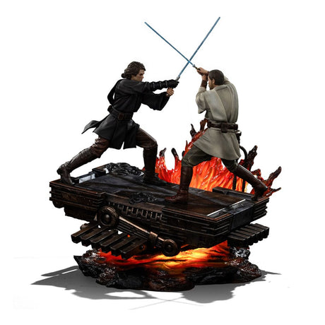 Iron Studios Star Wars Art Scale Anakin Vs Obi Wan 1/10 Statue